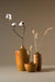 Sinuous V17 Set of 3 - Brown / Teak wood / Biggest: Height: 8 in & Dia: 5 in& Smallest: Height: 3 in & Dia: 4 in - Decor