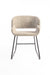 Skive Dining Chair - Mild Steel and Upholstery / CM: - L:- 55 x W:- 59 x H:- 83 - Indoor Furniture