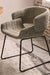 Skive Dining Chair - Mild Steel and Upholstery / CM: - L:- 55 x W:- 59 x H:- 83 - Indoor Furniture