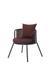 Rovin Curve Dining Chair – front view