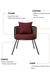 Rovin Curve Dining Chair – full silhouette view