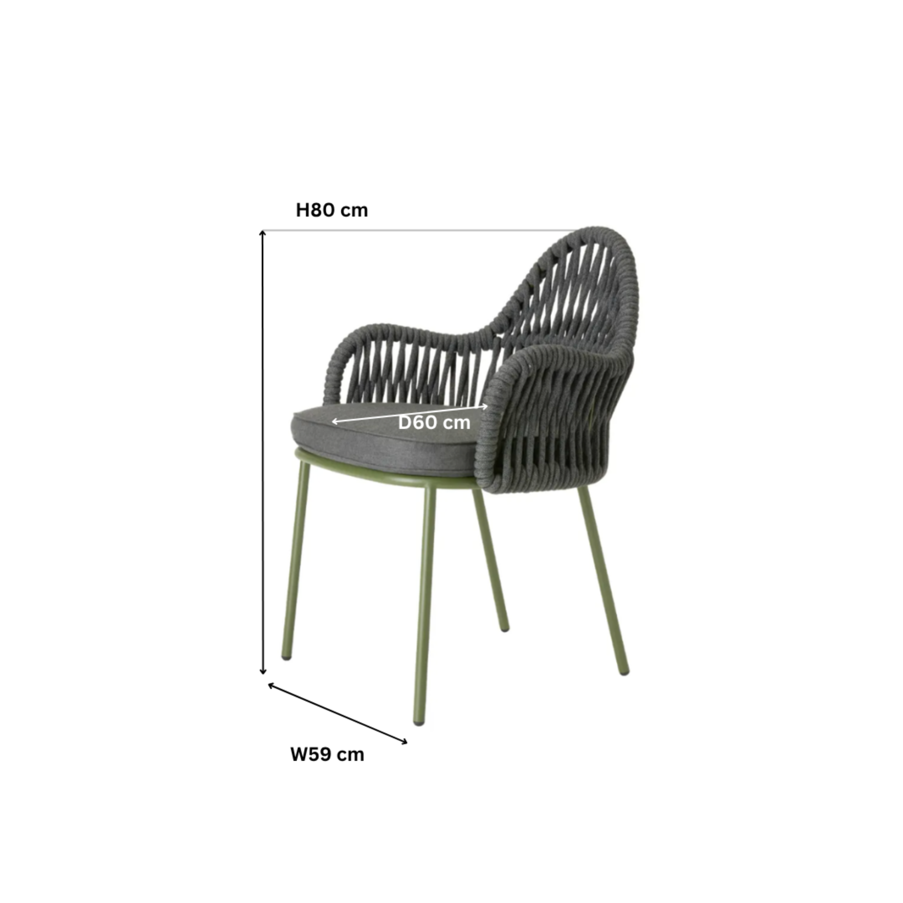 Virel Fan Chair – outdoor lifestyle setting