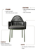 Virel Fan Chair – detail shot of the frame