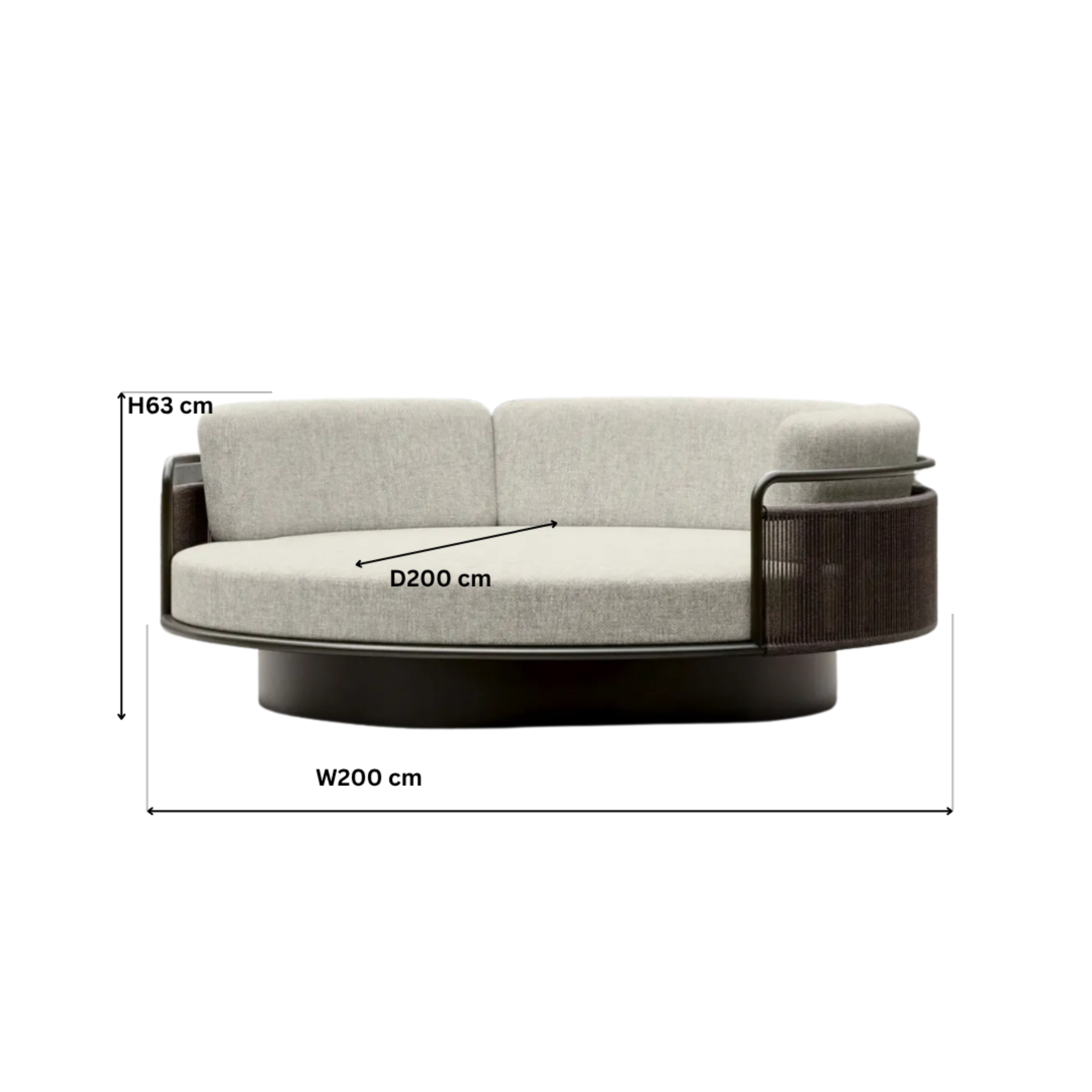 Aava Terra Sunbed – outdoor lifestyle setting