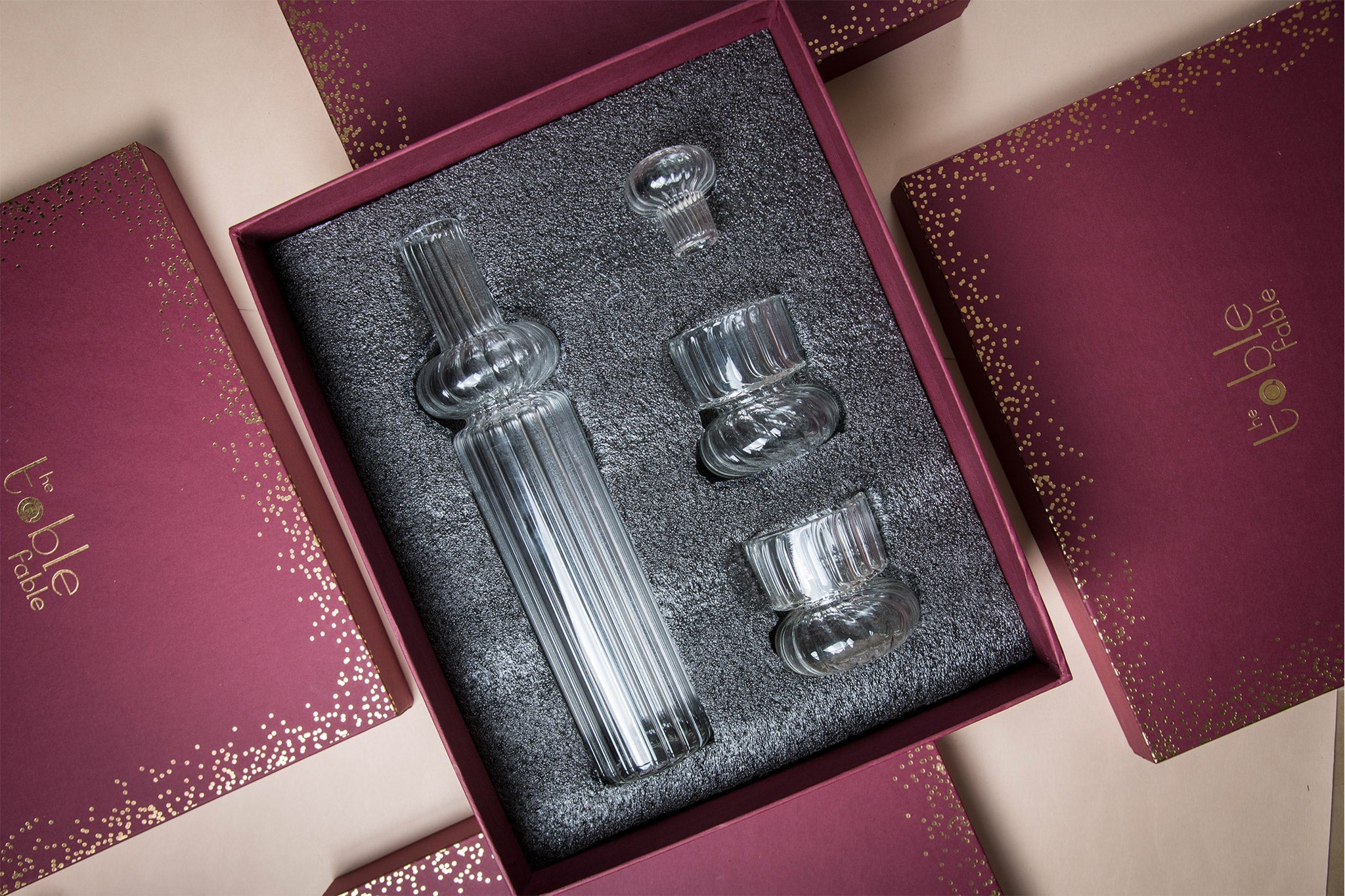 Skylar Bottle / Decanter Set Gift Box - Decor