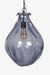 Sogu Black Hanging Lamp - Smoky Glass, and black finish on metal / 39 L x 39 W x 46 H cm / Glass and Mild Steel