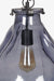 Sogu Black Hanging Lamp - Smoky Glass, and black finish on metal / 39 L x 39 W x 46 H cm / Glass and Mild Steel