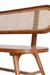 Solace cane Bench - Teak / Teakwood, cane / L: 60’’ W: 21’’ H: 34’’; Seat Height: 18’’ - Furniture