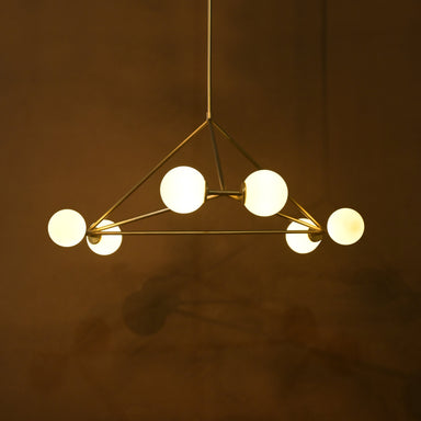 Solara Chandelier - L:41 x W:41 x H:58 In inches / Metal - Lighting