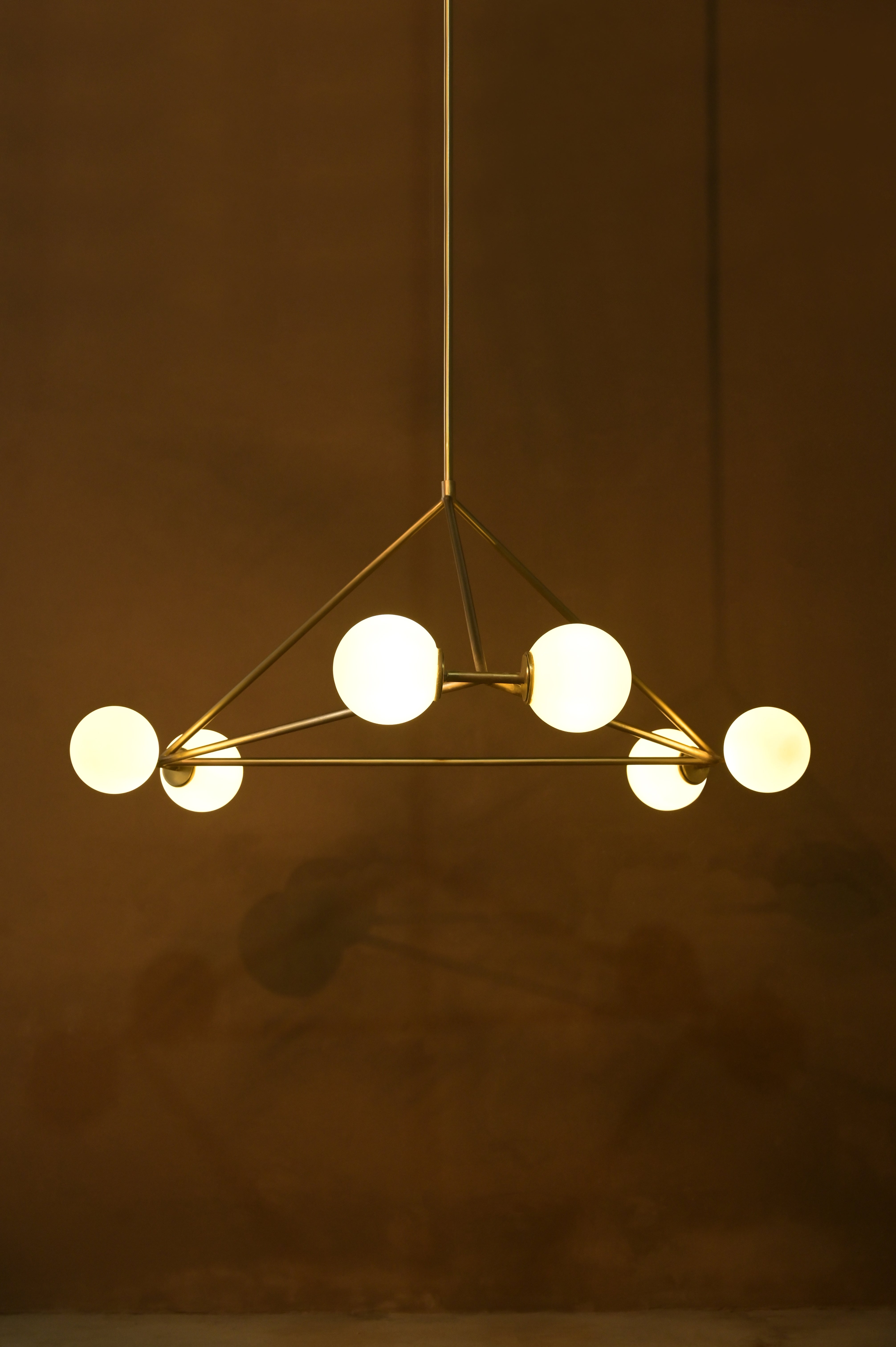 Solara Chandelier - L:41 x W:41 x H:58 In inches / Metal - Lighting