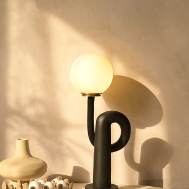 Solum Table Lamp - L:7 x W:5 x H:19 In inches / Aluminium - Lighting