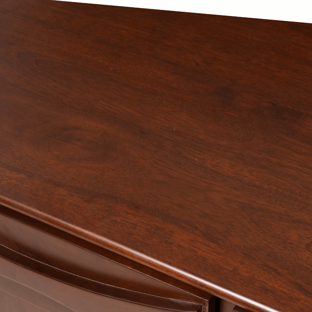 Sorento Sideboard - Brown / Mango wood / L: 66’’ W: 18’’ H: 30’’; Drawer Height: 5’’; Shutter Height: 16’’ - Furniture
