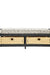 Spink Bamboo Storage Bench - Black / Bamboo / L: 50’’ W: 18’’ H: 19’’; Seat Height: 18’’; L: 23’’ B: 16’’ H: 8’’