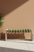 Spool Bench - L 51’’ x W 16.5’’ x H 22’’ / Mild Steel, Artificial Wicker, Upholstery - Benches
