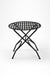 Spring Patio Table - Table- Dia: 23’’ H: 22’’ / Matte Black / Mild Steel - Outdoor Furniture