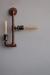 STEAMPUNK IRON PIPE LAMP WALL LIGHT FIXTURE - Black / Iron / Dia - 2 inches - Lighting