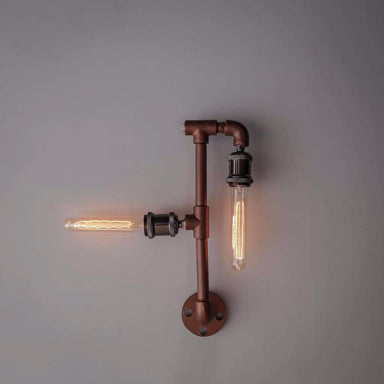 Steampunk Iron Pipe Lamp Wall Light Fixture