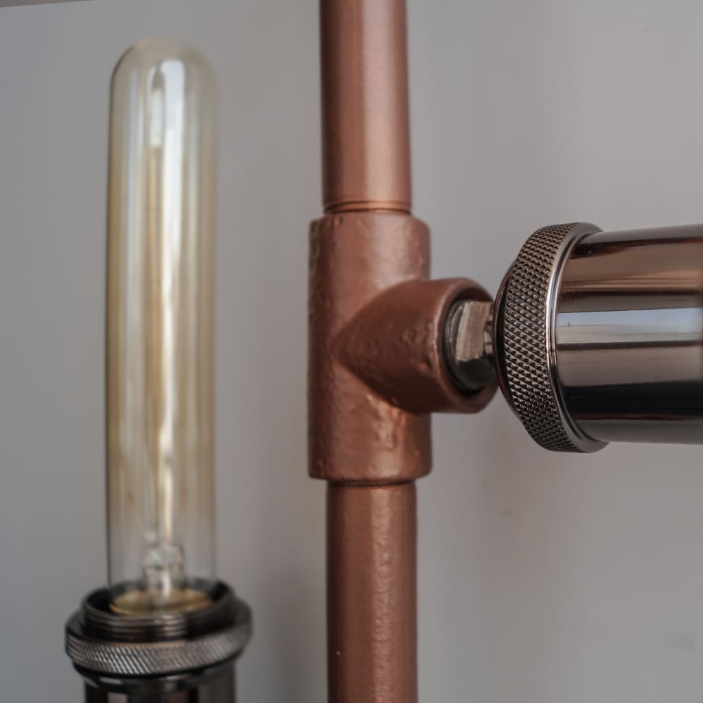 Steampunk Iron Pipe Lamp Wall Light Fixture