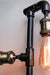 Steampunk Iron Pipe Lamp Wall Light Fixture