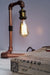 Steampunk Style Industrial Bend Copper Desk CU 29 Pipe Lamp