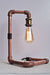Steampunk Style Industrial Bend Copper Desk CU 29 Pipe Lamp