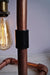 Steampunk Style Industrial Bend Copper Desk CU 29 Pipe Lamp