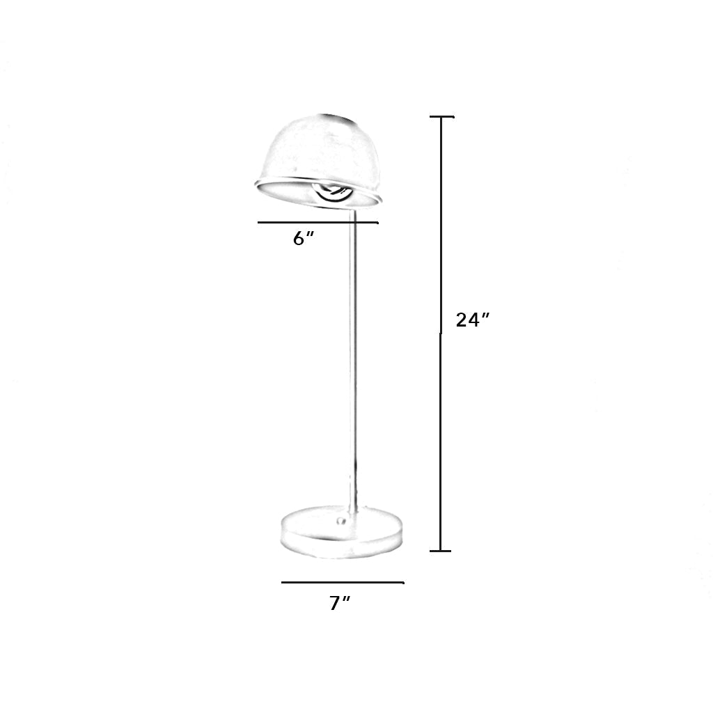 Study Task Lamp Copper - Copper / Diameter - 6inches, Height 4 Inches / Iron - Lighting