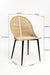 Sumatra Chair - Mild Steel & Synthetic Wicker / L:51 x B:53 x H:86 In cm - Indoor Furniture