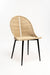 Sumatra Chair - Mild Steel & Synthetic Wicker / L:51 x B:53 x H:86 In cm - Indoor Furniture