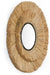 Sunburst Moonjh Grass Mirror - Natural / Moonjh grass, mirror and plywood / D: 30’’ W: 1’’ - Decor