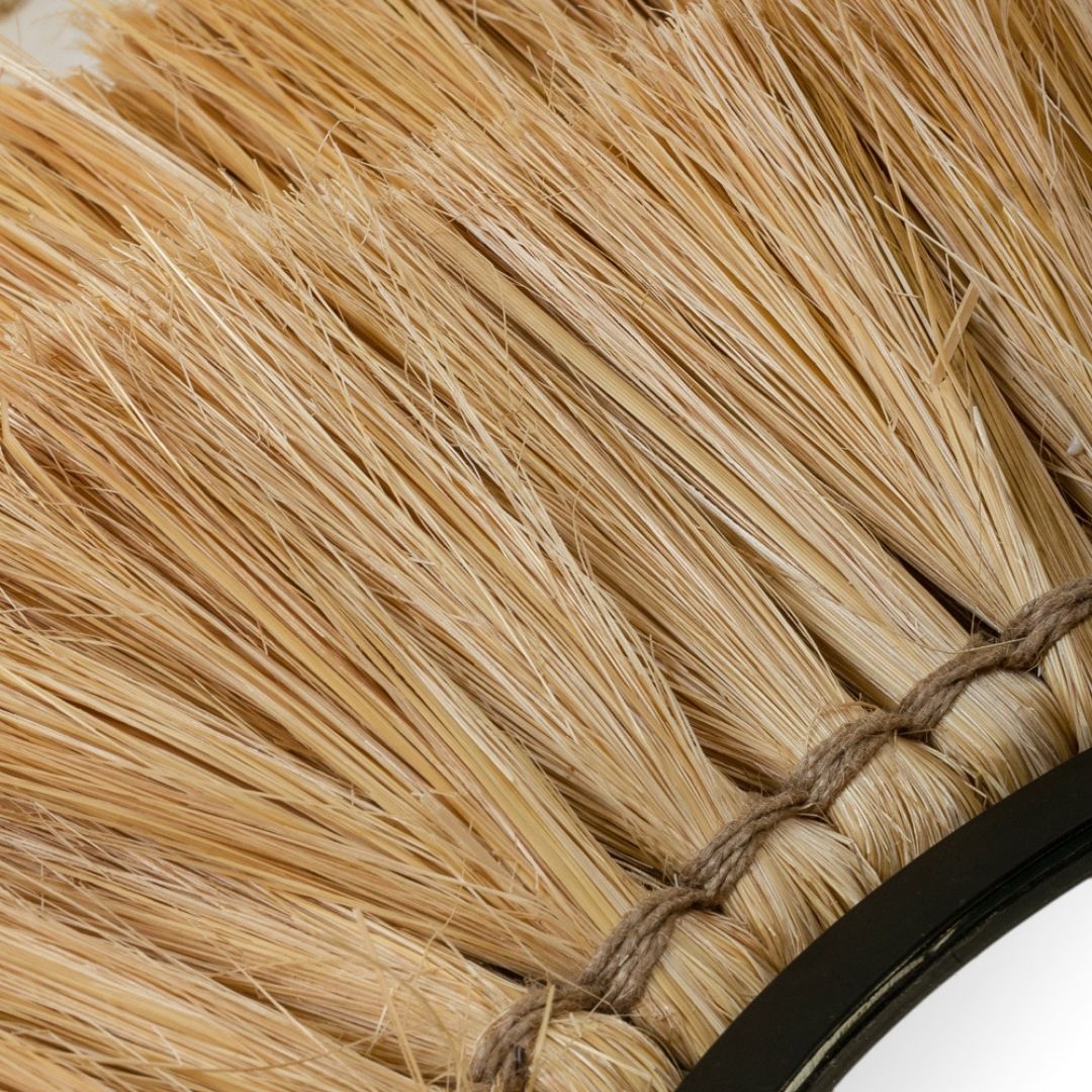Sunburst Moonjh Grass Mirror - Natural / Moonjh grass, mirror and plywood / D: 30’’ W: 1’’ - Decor