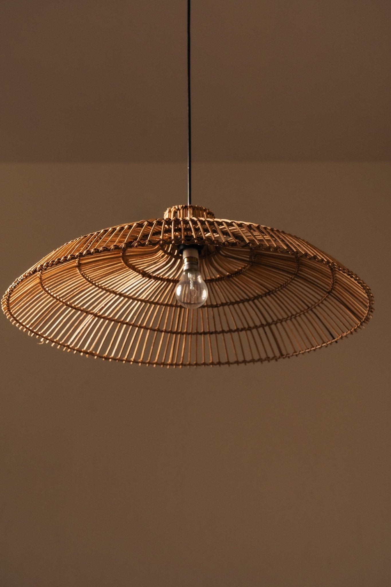 Sunshade Rattan Pendant Lampshade - TesuPendant Light