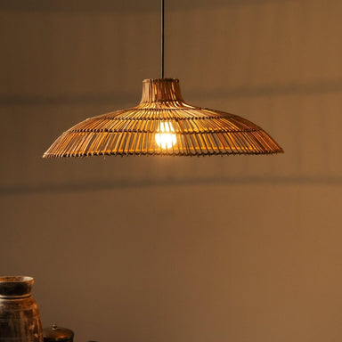 Sunshade Rattan Pendant Lampshade - TesuPendant Light