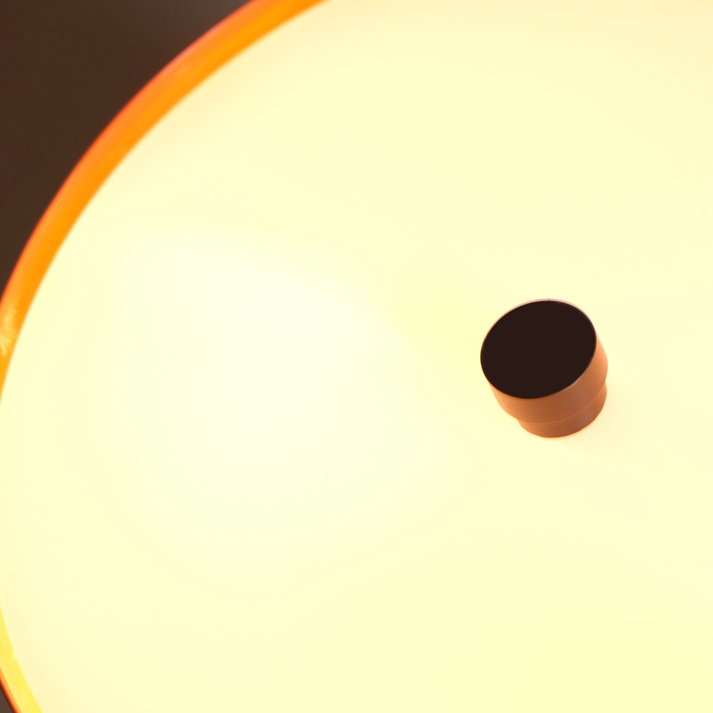 Vivid Orange Console Lamp