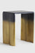 Tala Table set of 2 - Aluminium / L:48 x B:30 x H:51 In cm - Indoor Furniture
