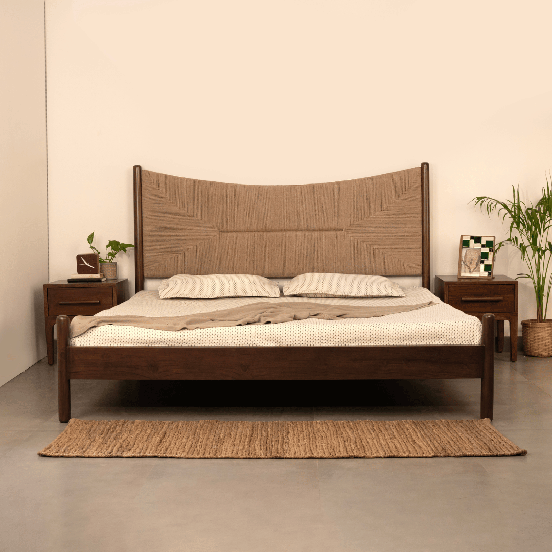Talitha Teak Wood Bed - Furniture