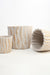Taylor Terracotta Pot - CM - L:- 25 x W:- 25 / Marble and Aluminium - Décor