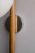 Teak Wood Wall Sconce Frosted Glass Fixture