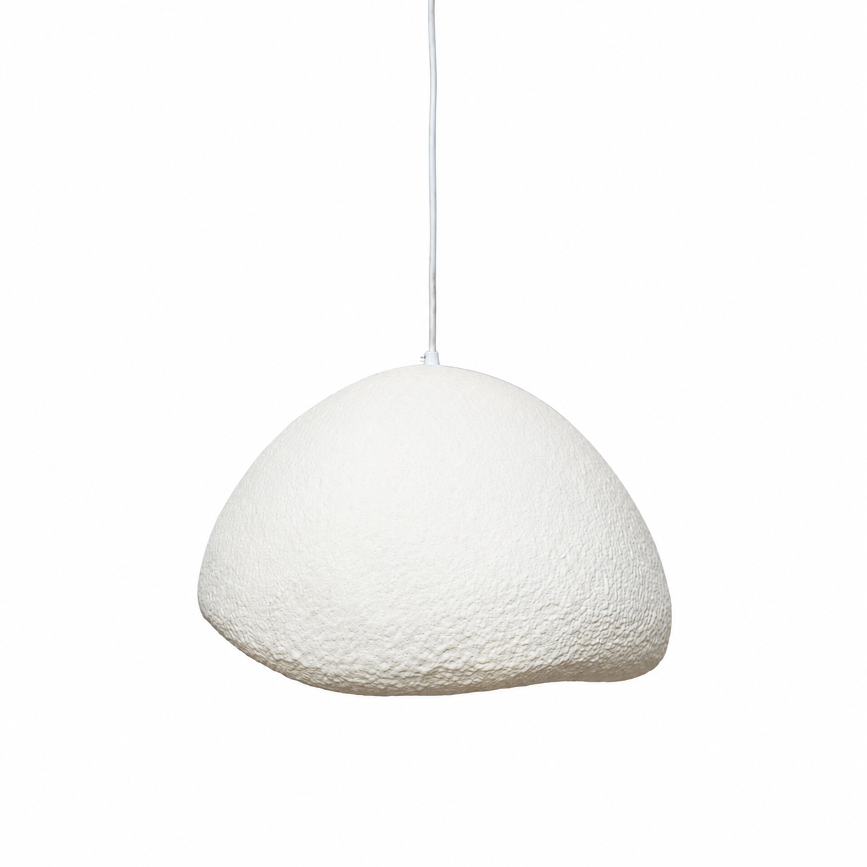 Terra Dome Pendant Light - White / Resin / Large - Lighting