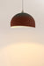 Terra Pendant Lamp - Red / Dia: 16’’ H: 9’’ / Papier Mâché - Lighting
