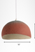 Terra Pendant Lamp - Red / Dia: 16’’ H: 9’’ / Papier Mâché - Lighting