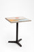 Terrazzo Table - L:24’’ W:24 H: 30’’ / Black and Multi / Mild Steel and Terrazzo - Outdoor Furniture