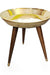 Thaal Accent Table - Gold / Brass and wood - Indoor Furniture