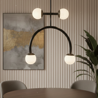 The Arch Hanging Light - Black / ’- LXBXH - 18’’ x 4’’ x 40’’ / Mild Steel - Lighting