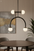 The Arch Hanging Light - Black / ’- LXBXH - 18’’ x 4’’ x 40’’ / Mild Steel - Lighting