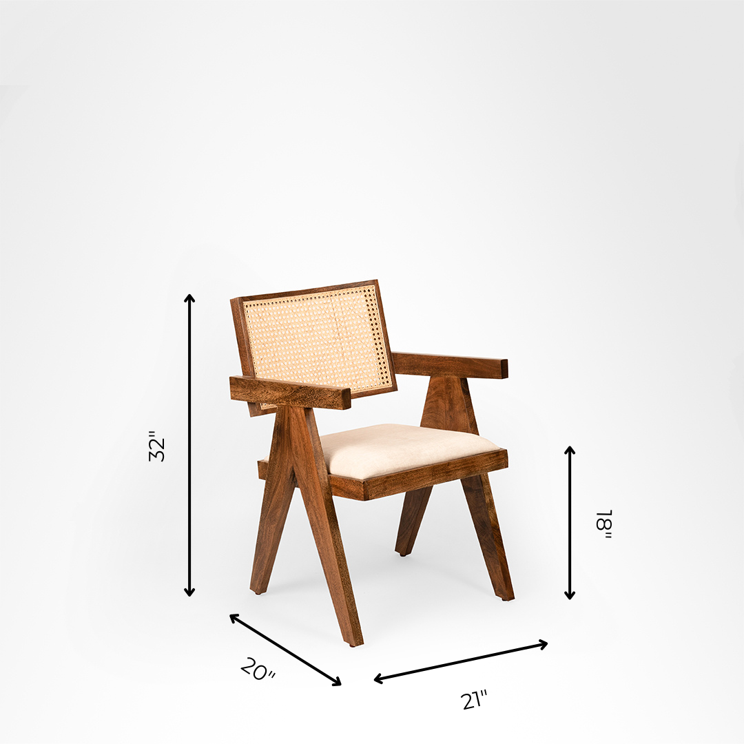 The Chandigarh Chair Upholstered