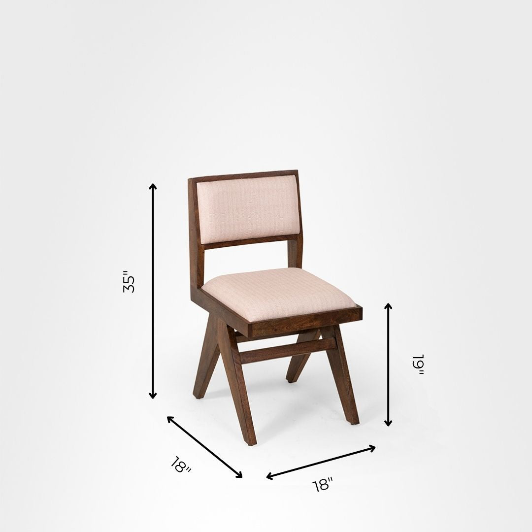 The Chandigarh Chair Upholstered