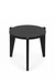 The Chandigarh Side Table - Dia: 18’’ H: 20’’ / Black / Acacia Wood - Indoor Furniture