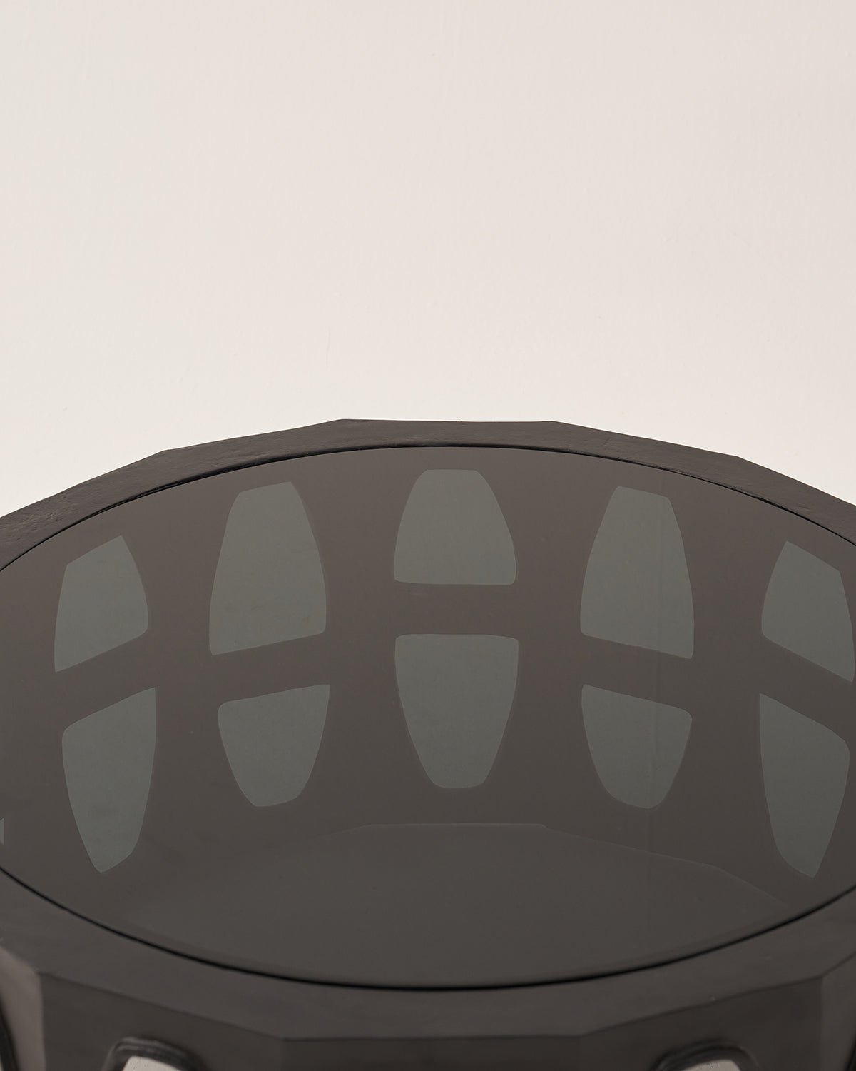 The Colosseum Coffee Table - Matte Black / Cast Aluminium / 91L X 91W X 45H In Cms - Indoor Furniture