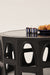 The Colosseum Coffee Table - Matte Black / Cast Aluminium / 91L X 91W X 45H In Cms - Indoor Furniture